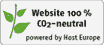 Website 100% CO2-neutral