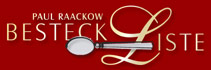 Besteckliste Paul Raackow Germany