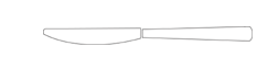Menuemesser Monobloc