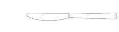 Dessertmesser Monobloc