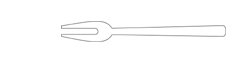 Fleischgabel klein