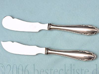 WMF 2200 - butter + cheese knives hollow handle 19,5cm 