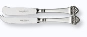  Rosenmuster butter + cheese knives  hollow handle 