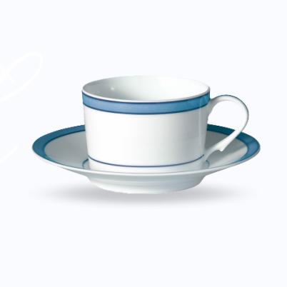 Raynaud Tropic Bleu teacup w/ saucer large 
