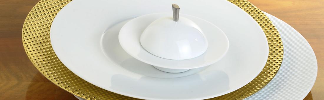 Raynaud Hommage Caviar dinnerware