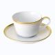 Reichenbach Colour Goldlinie cappuccino cup w/ saucer 