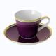 Reichenbach Colour III Bordeaux coffee cup w/ saucer 