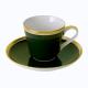 Reichenbach Colour III Petrol coffee cup w/ saucer 