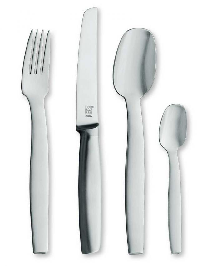 Zwilling Corvus Besteck in Edelstahl bei Besteckliste