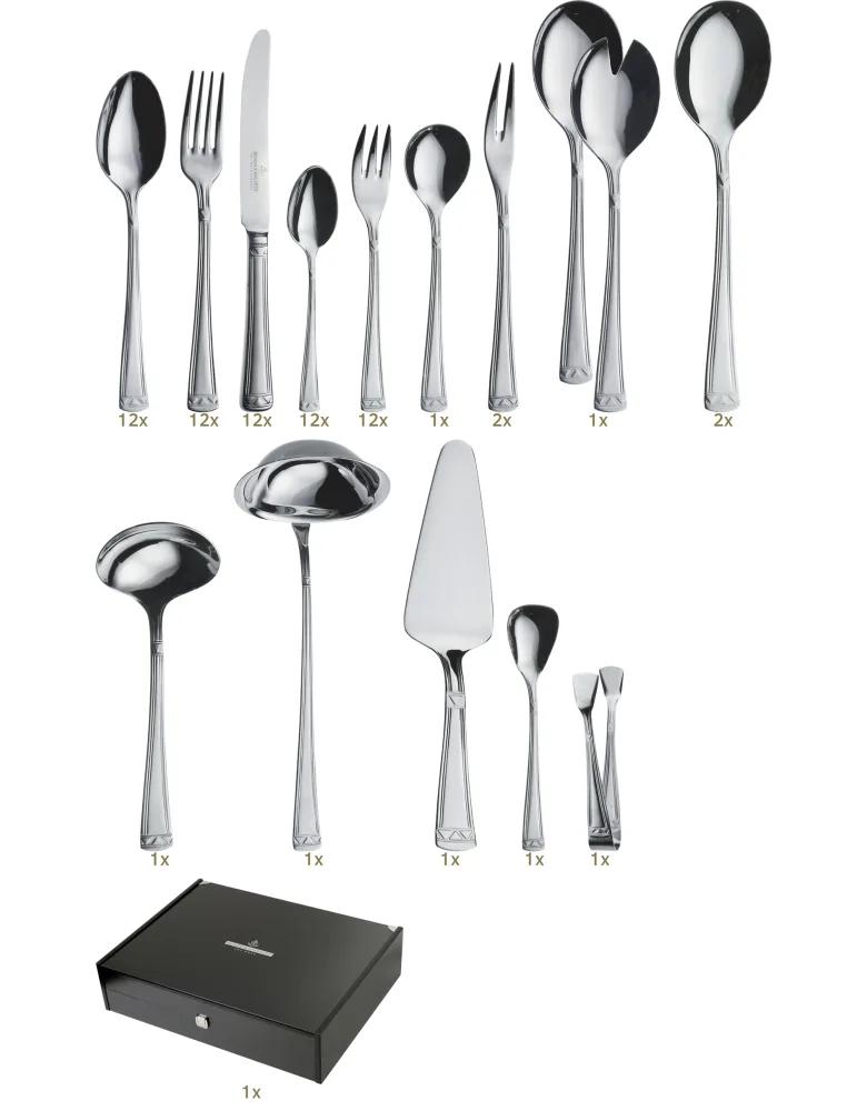 Picard & Wielpütz Aradena dinner set 72 pcs hollow handle