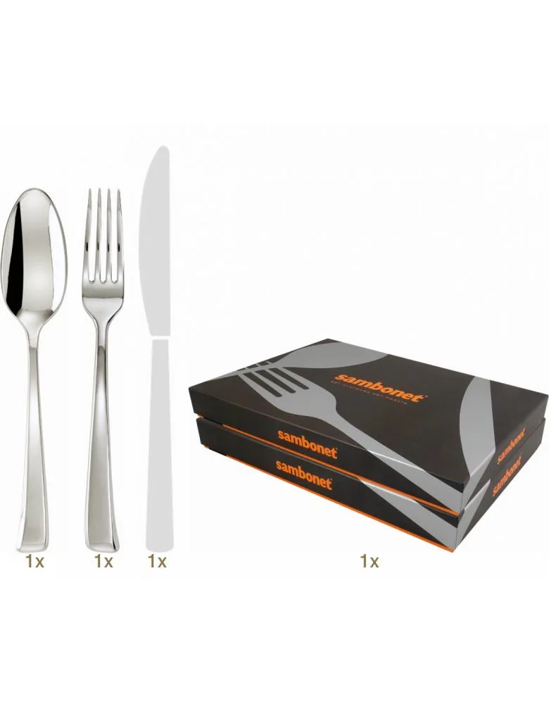 Sambonet Imagine table set 72 pcs hollow handle