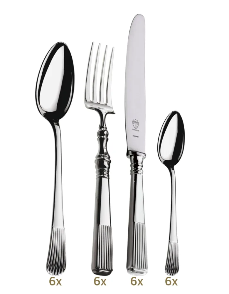 Topázio Caninhas table set 24 pcs