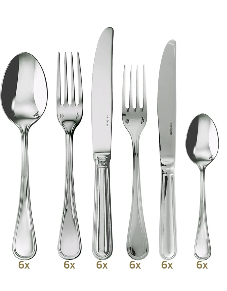Sambonet Contour table set 36 pcs monobloc