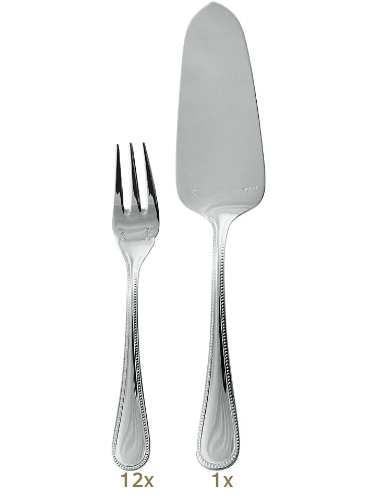 Sambonet Perles dessert set 13 pcs