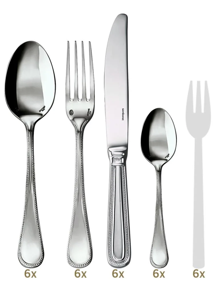 Sambonet Perles table set 30 pcs monobloc
