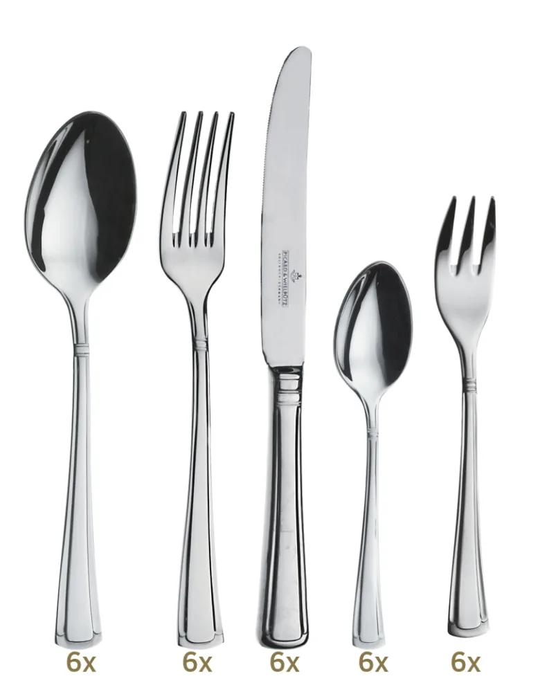 Picard & Wielpütz Bellevue dinner set 30 pcs hollow handle