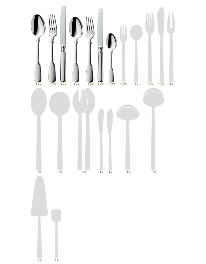 Auerhahn Spaten dinner set 132 pcs