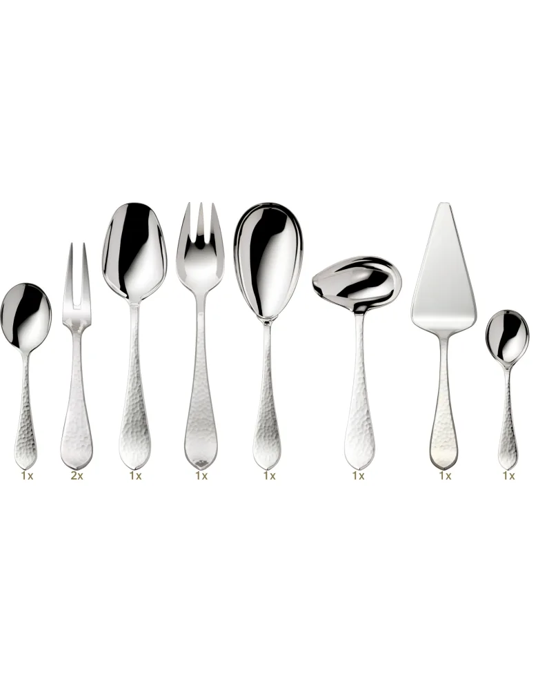 Robbe & Berking Martelé serving set 09 pcs