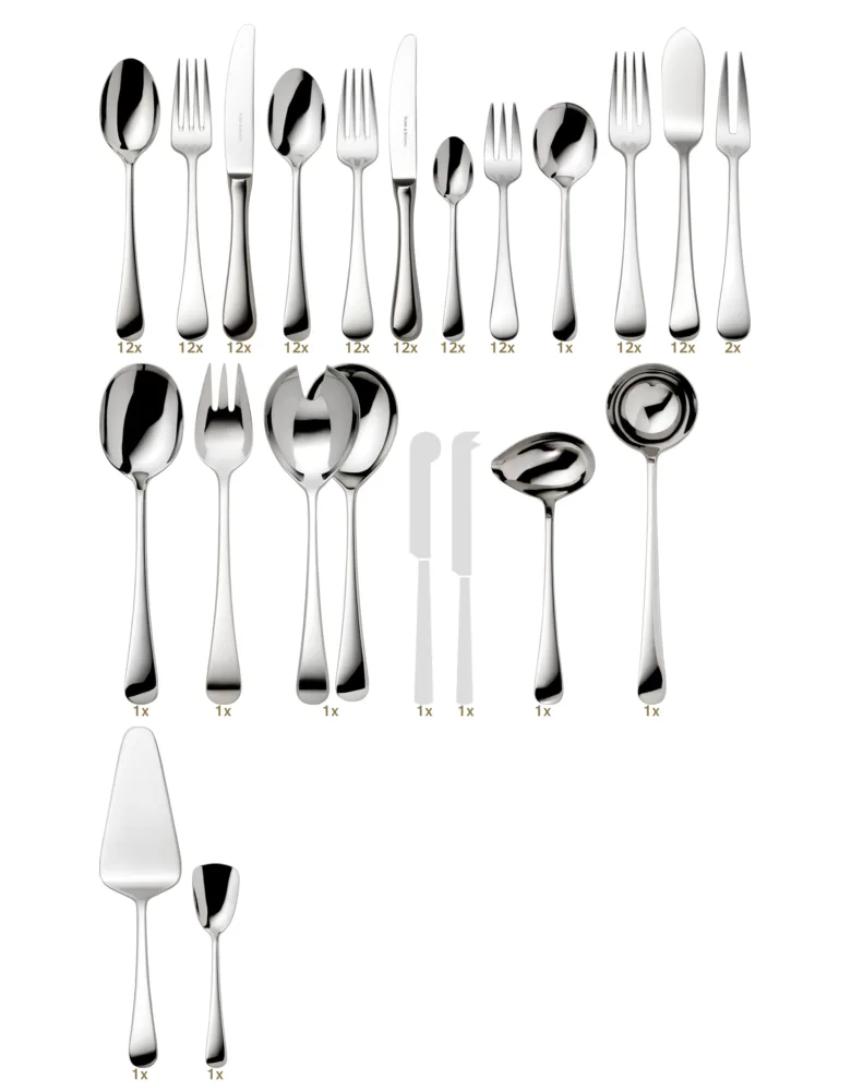 Robbe & Berking Como dinner set 133 pcs