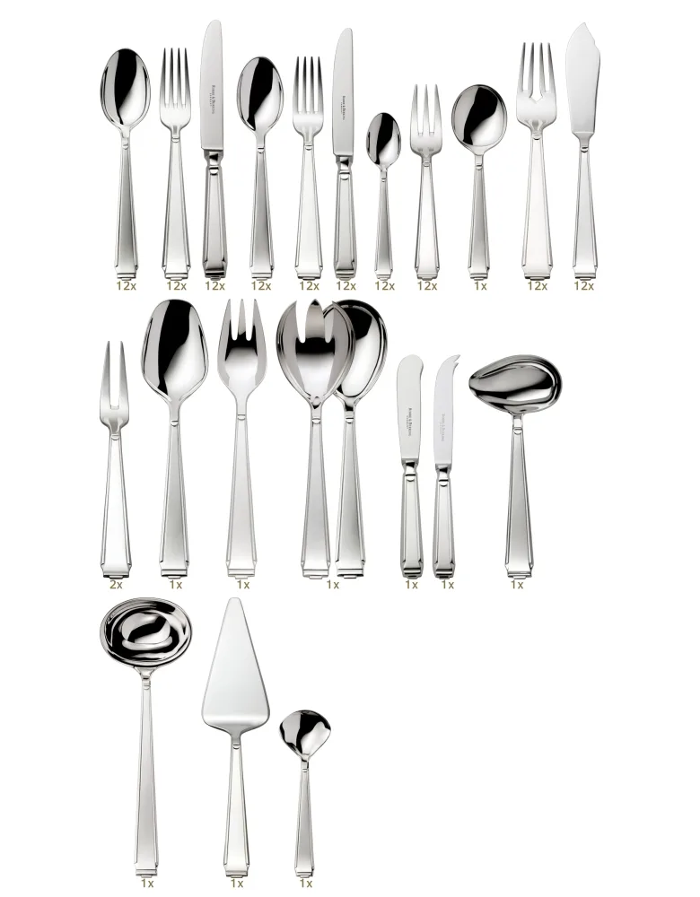 Robbe & Berking Art Deco dinner set 133 pcs
