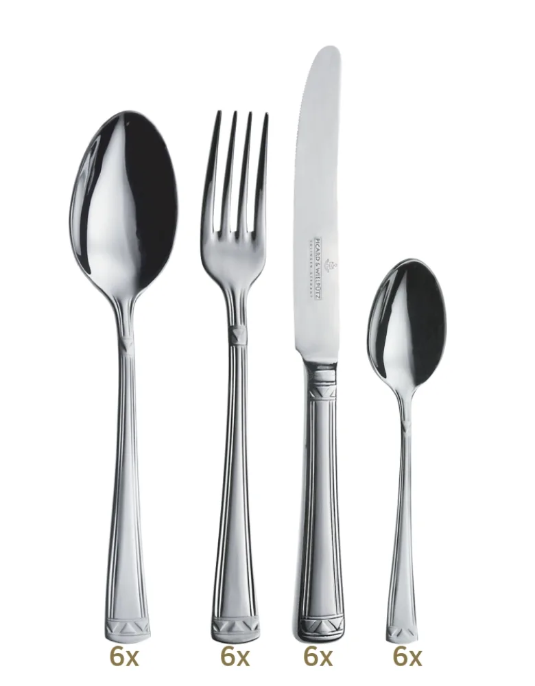 Picard & Wielpütz Aradena dinner set 24 pcs hollow handle