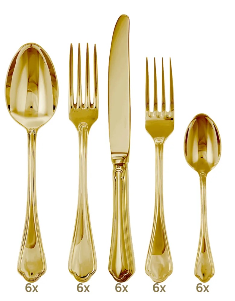 Sambonet Filet Toiras table set 30 pcs monobloc