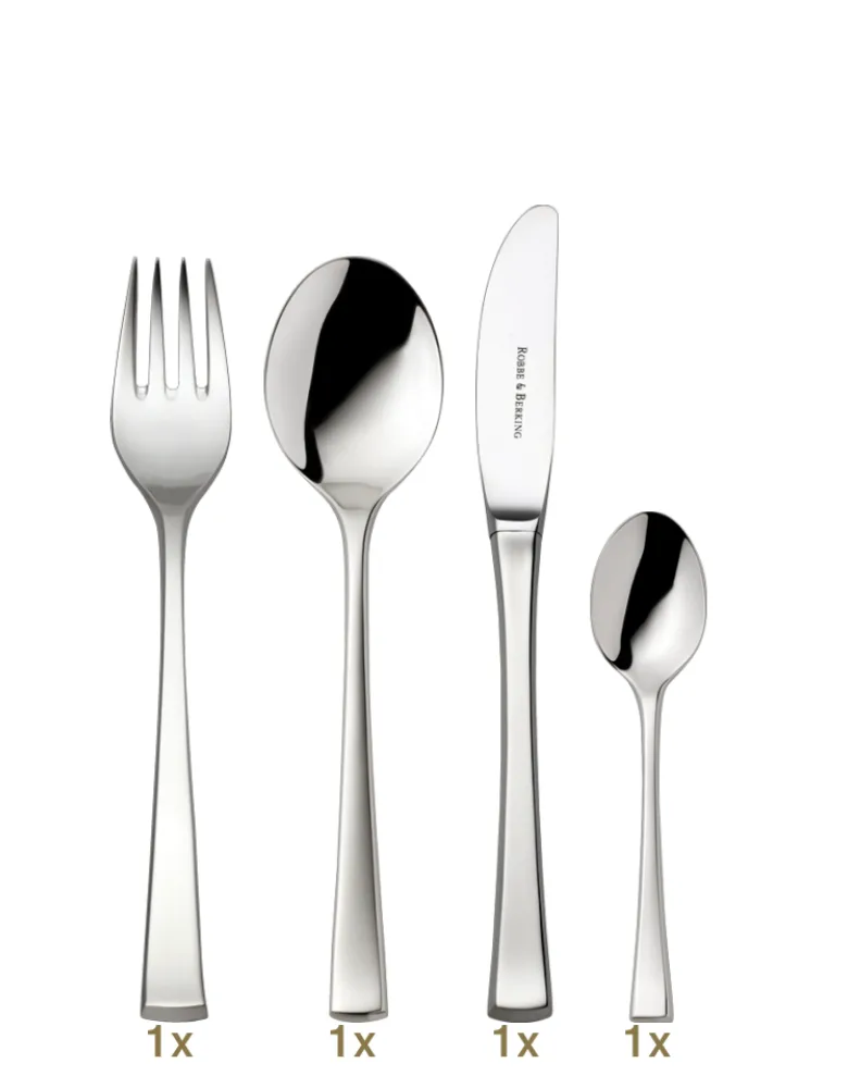 Robbe & Berking York Kinderbesteck 04 tlg Edelstahl