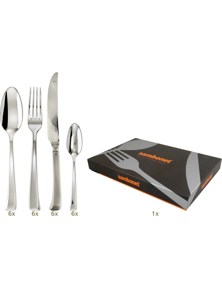 Sambonet Imagine table set 24 pcs hollow handle