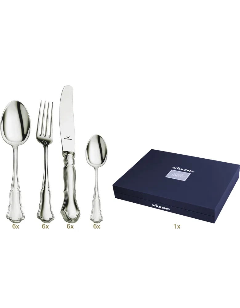 Wilkens & Söhne Dresdner Barock dinner set 24 pcs hollow handle