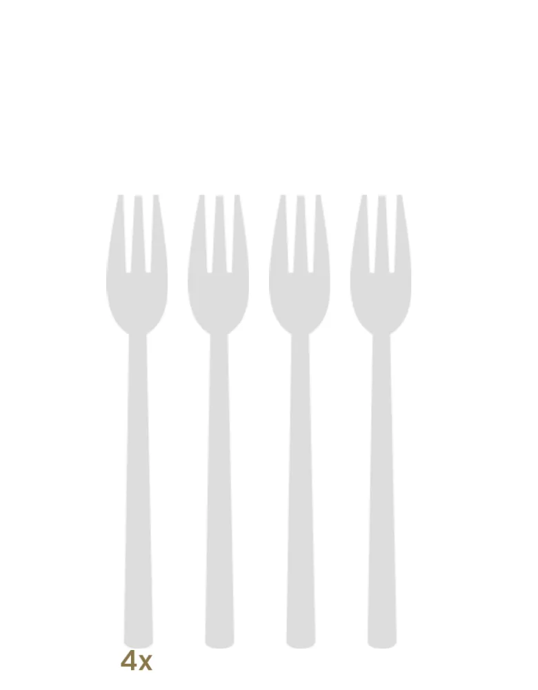 Georg Jensen AJ Garnitur Kuchengabel 4 tlg Edelstahl
