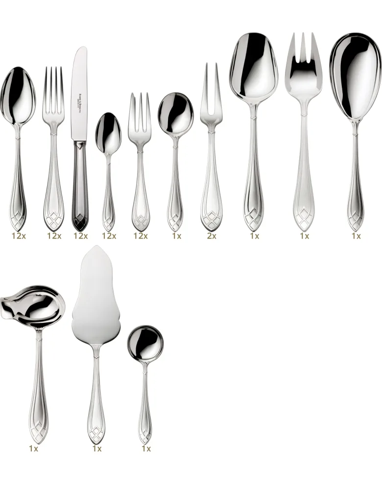 Robbe & Berking Arcade dinner set 69 pcs