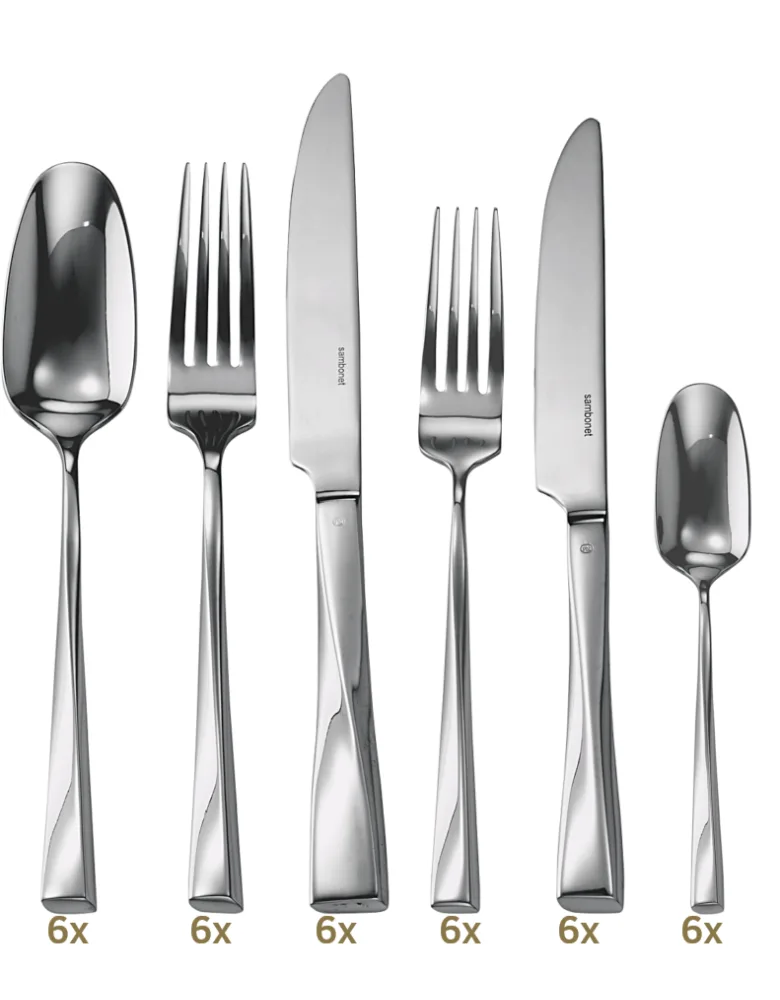 Sambonet Twist table set 36 pcs monobloc