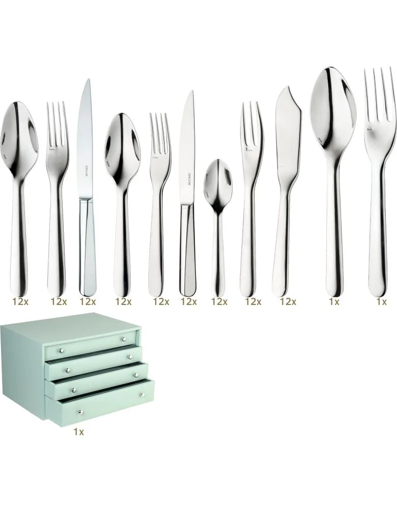 Ercuis Equilibre table set 110 pcs hollow handle