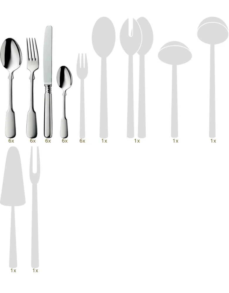 Auerhahn Spaten dinner set 37 pcs