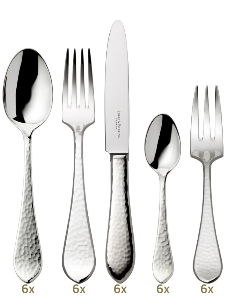 Robbe & Berking Martelé dinner set 30 pcs