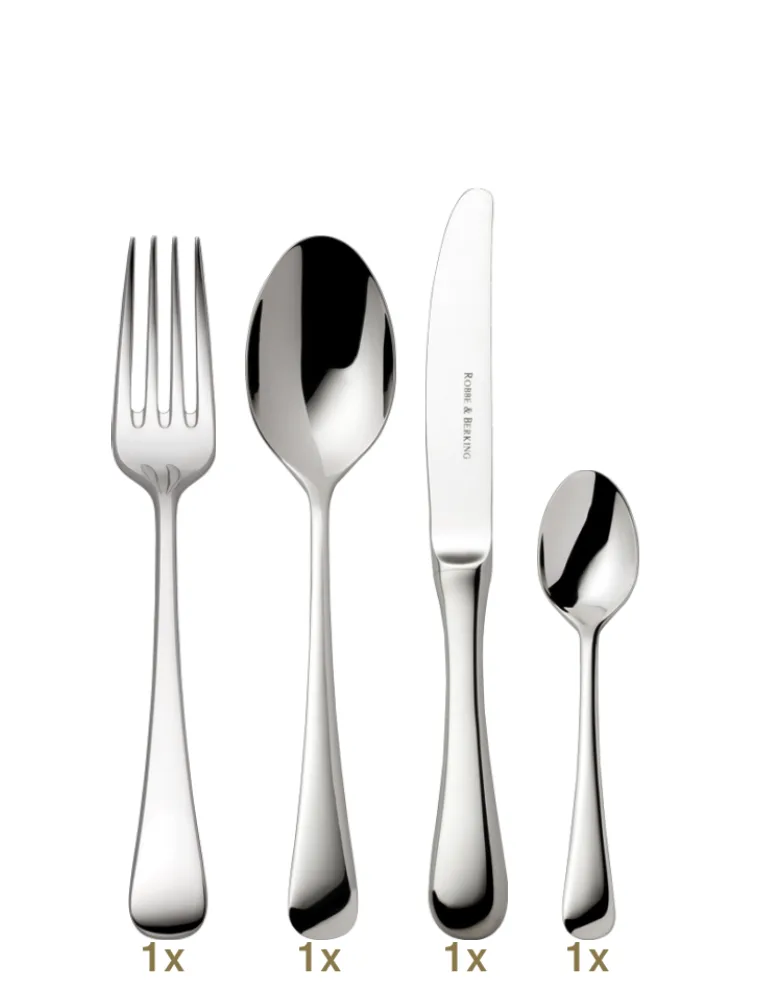 Robbe & Berking Como Kinderbesteck 04 tlg Edelstahl