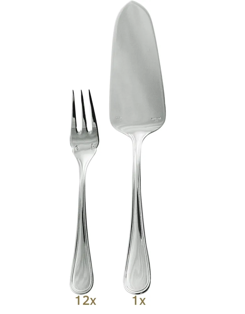 Sambonet Contour dessert set 13 pcs