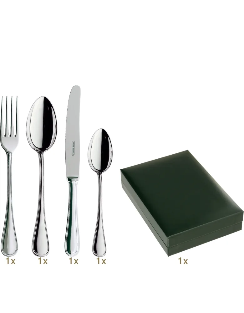 Koch & Bergfeld Neufaden Kinderbesteck 04 tlg Silberauflage