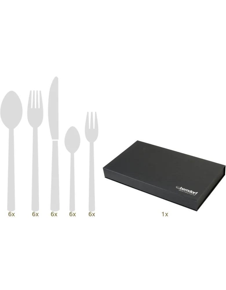 Berndorf Walzer  table set 30 pcs monobloc   stainless
