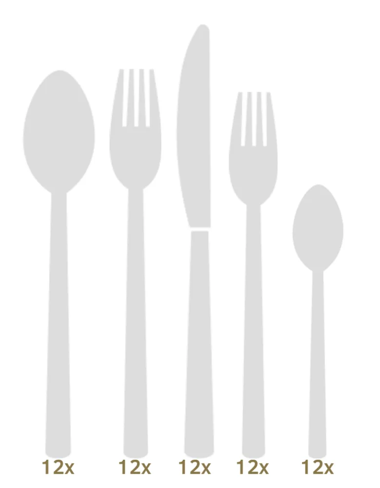 Sambonet Filet Toiras Vintage table set 60 pcs monobloc