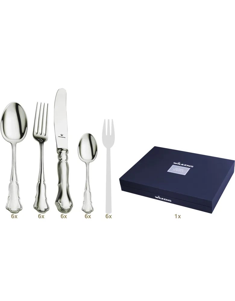 Wilkens & Söhne Dresdner Barock dinner set 30 pcs hollow handle