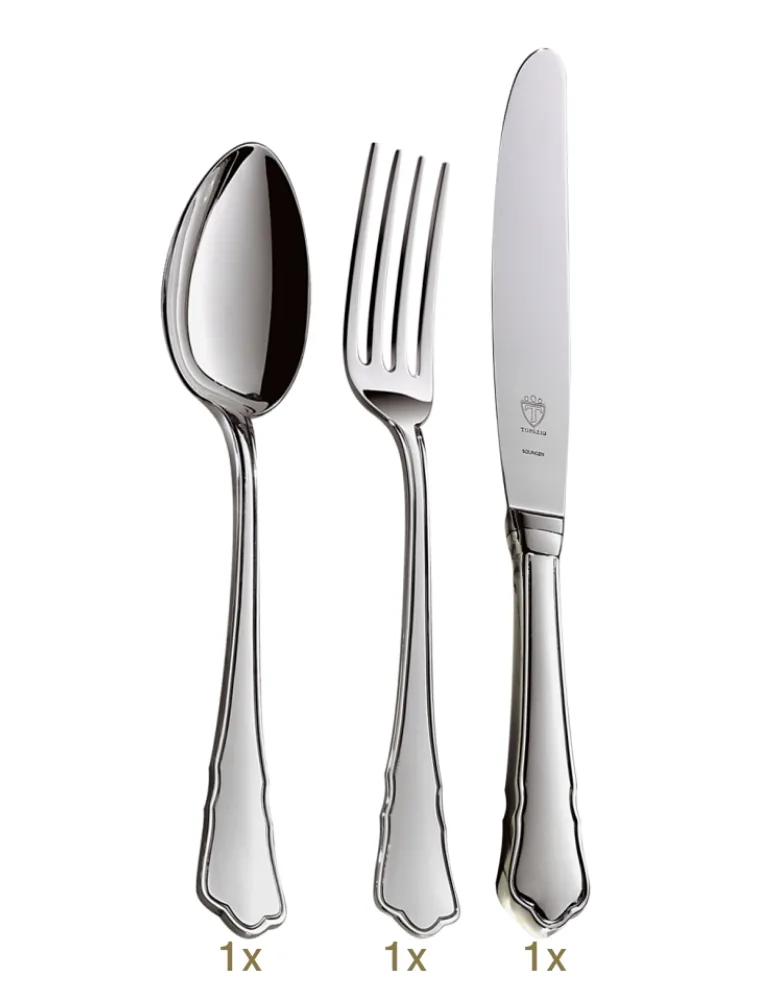 Topázio Século XVII table set 03 pcs