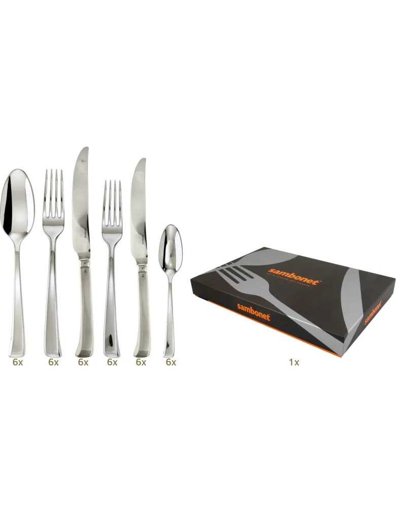 Sambonet Imagine table set 36 pcs hollow handle