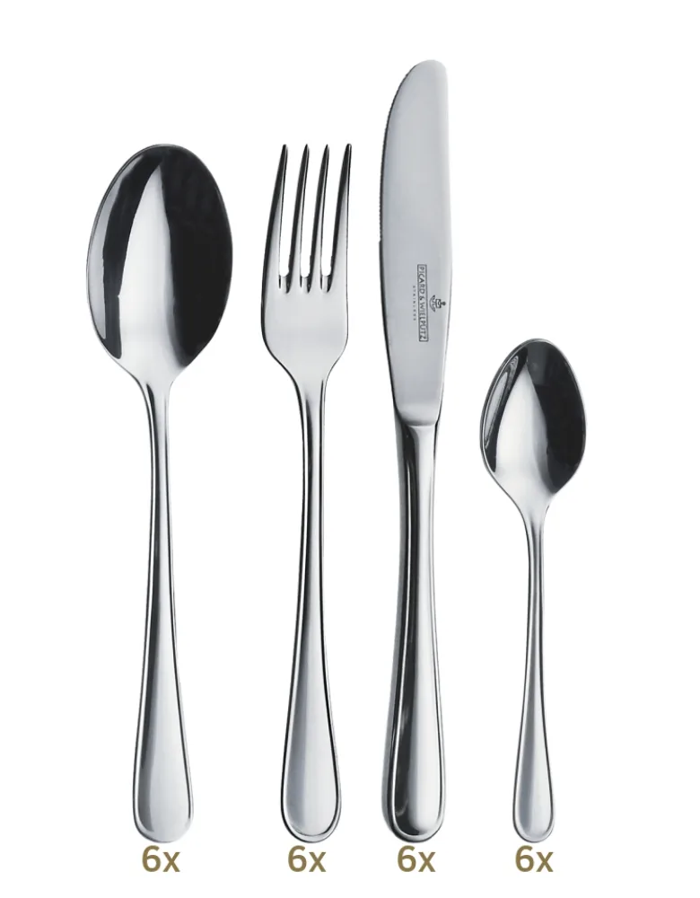 Picard & Wielpütz Lugano dinner set 24 pcs hollow handle