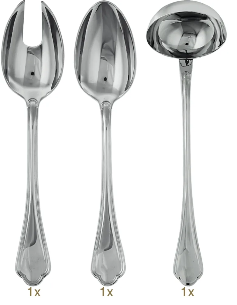Sambonet Filet Toiras serving set 03 pcs