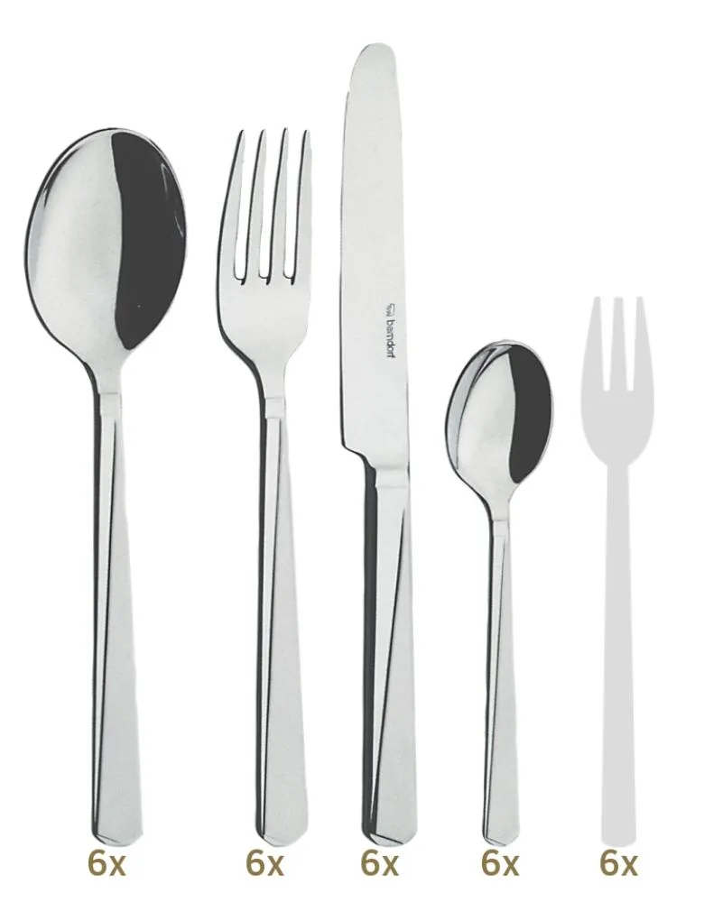 Berndorf Vektra matt table set 30 pcs monobloc stainless
