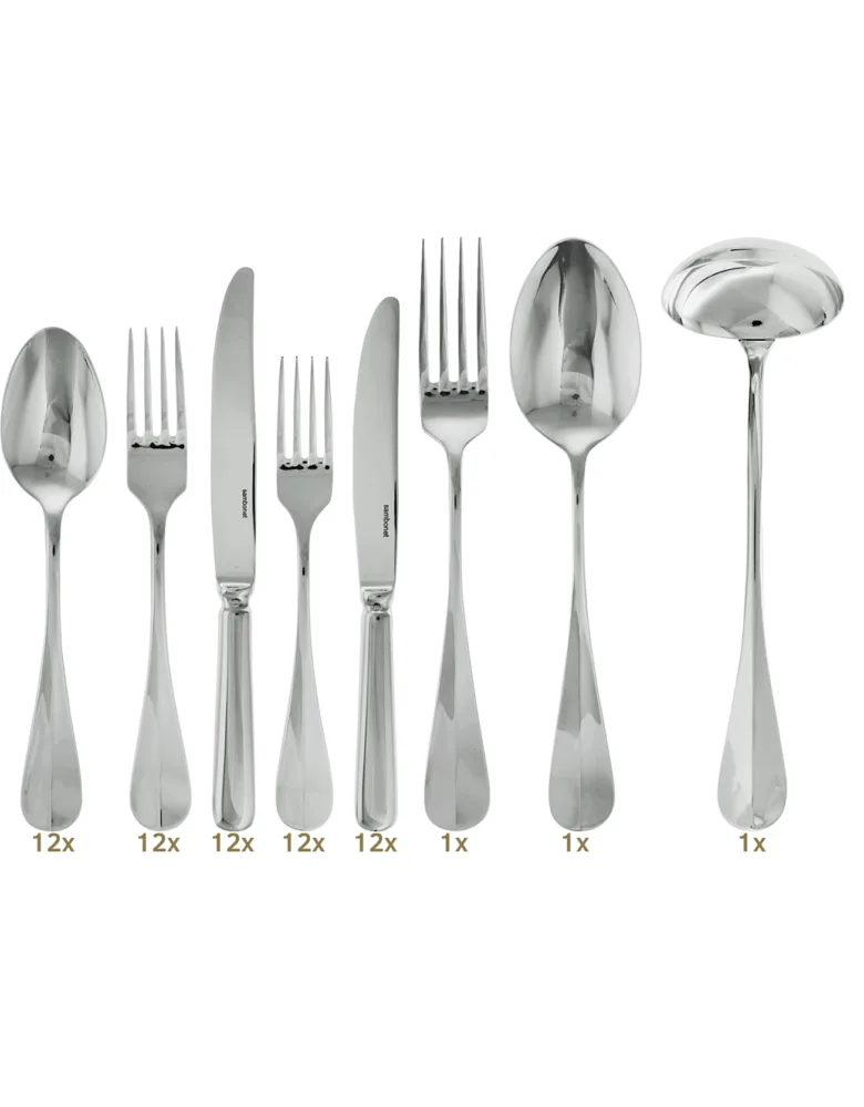 Sambonet Baguette table set 75 pcs monobloc