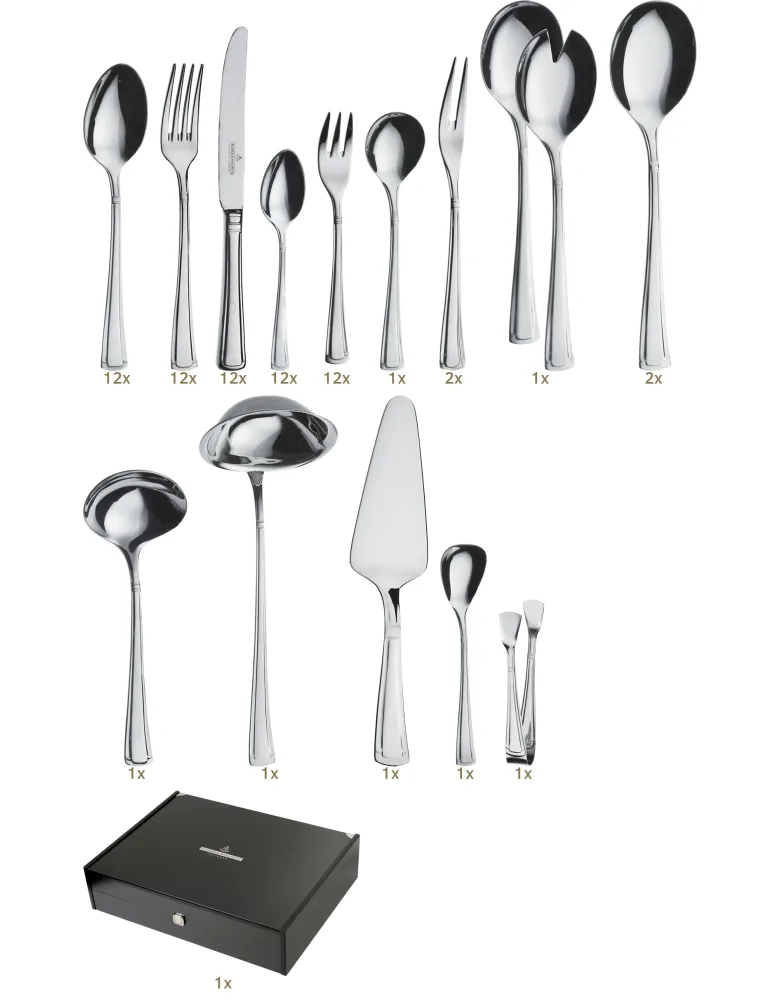 Picard & Wielpütz Bellevue dinner set 72 pcs hollow handle