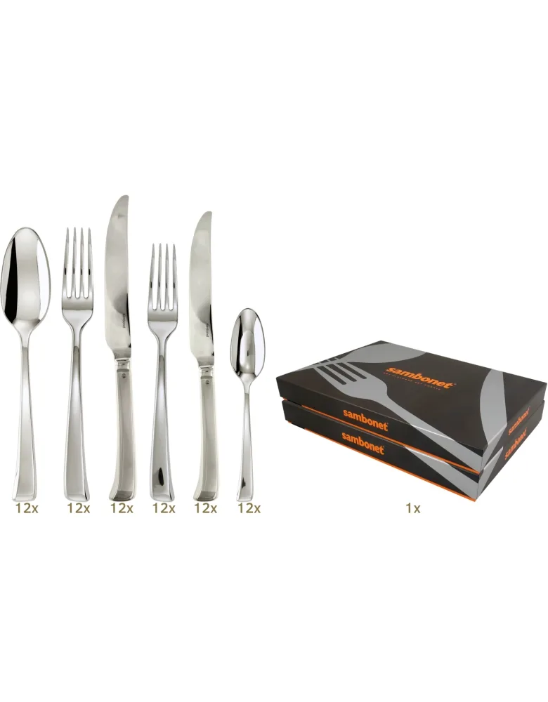 Sambonet Imagine table set 72 pcs hollow handle