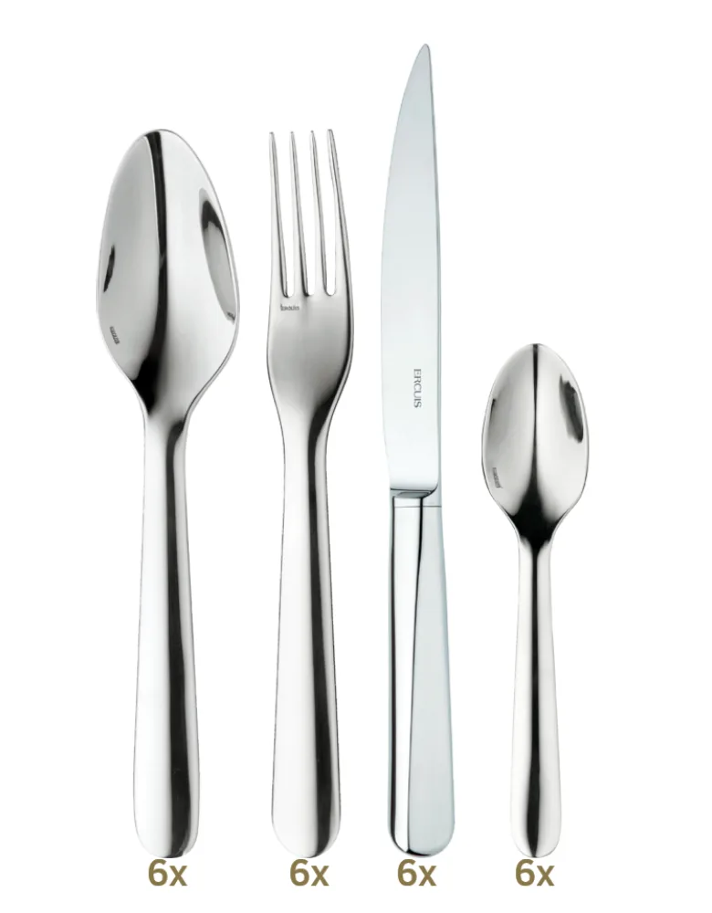 Ercuis Equilibre table set 24 pcs hollow handle